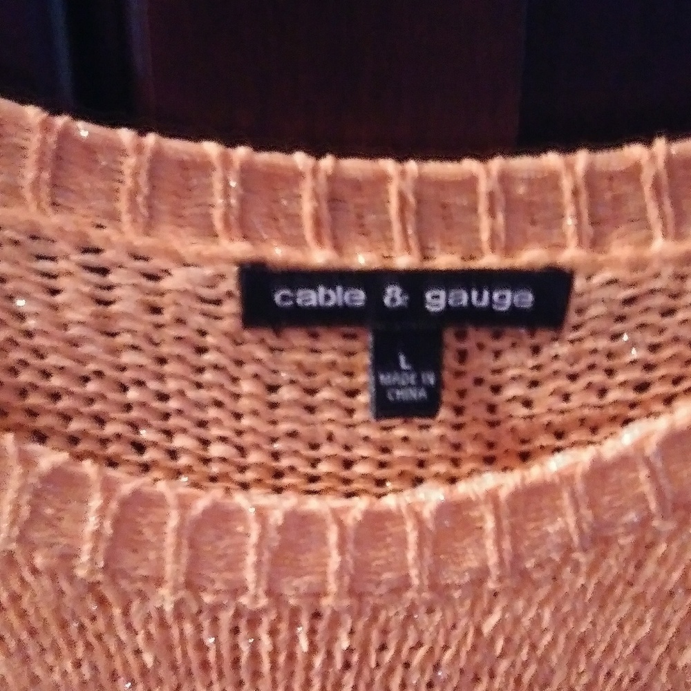 Light pink long sweater